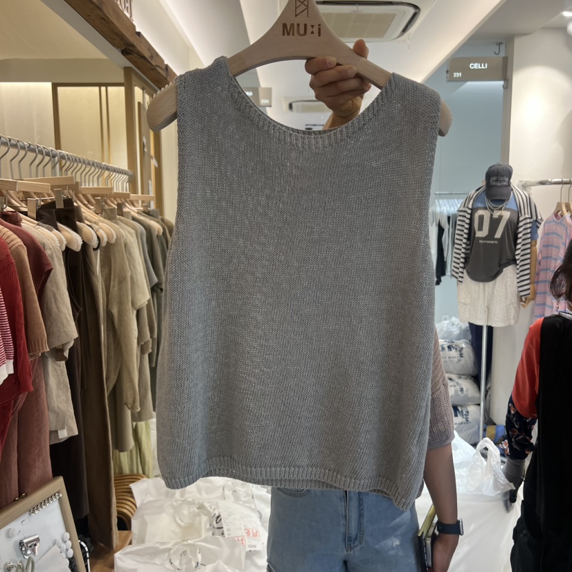 THE MUI東大門實拍韓國女裝新品職業熱賣人氣時尚吊帶背心THE MUI吊帶/背心圖色4