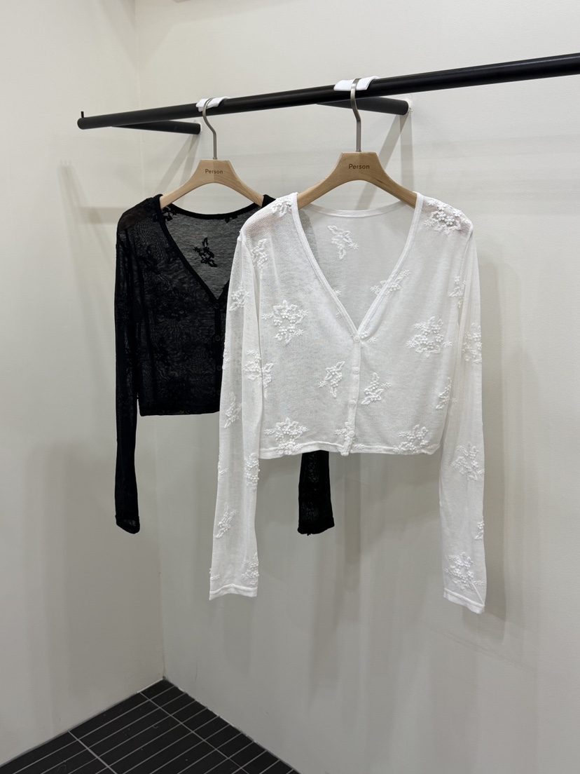 PERSON韓國東大門直郵女士新品26夏季職業時尚襯衫蕾絲衫PERSON襯衫/蕾絲衫