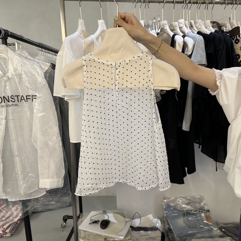 DOUBLE STANDARD/LE SMOKING/MAISONSTAFF韓國直郵實拍女士新品熱賣吊帶背心MAISONSTAFF吊帶/背心
