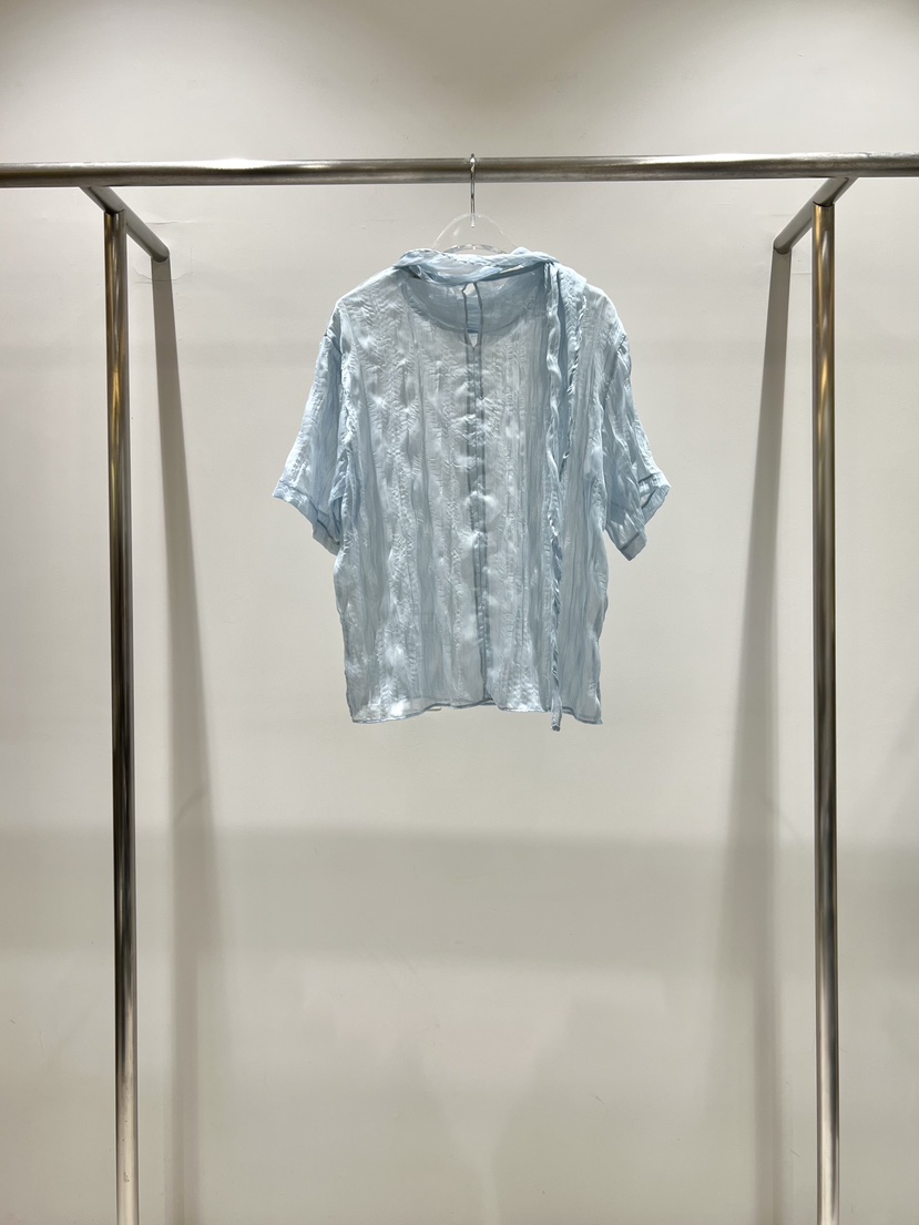 CESTLAVIE韓國代購女裝新品人氣職業熱賣26春夏襯衫蕾絲衫系帶CESTLAVIE襯衫/蕾絲衫
