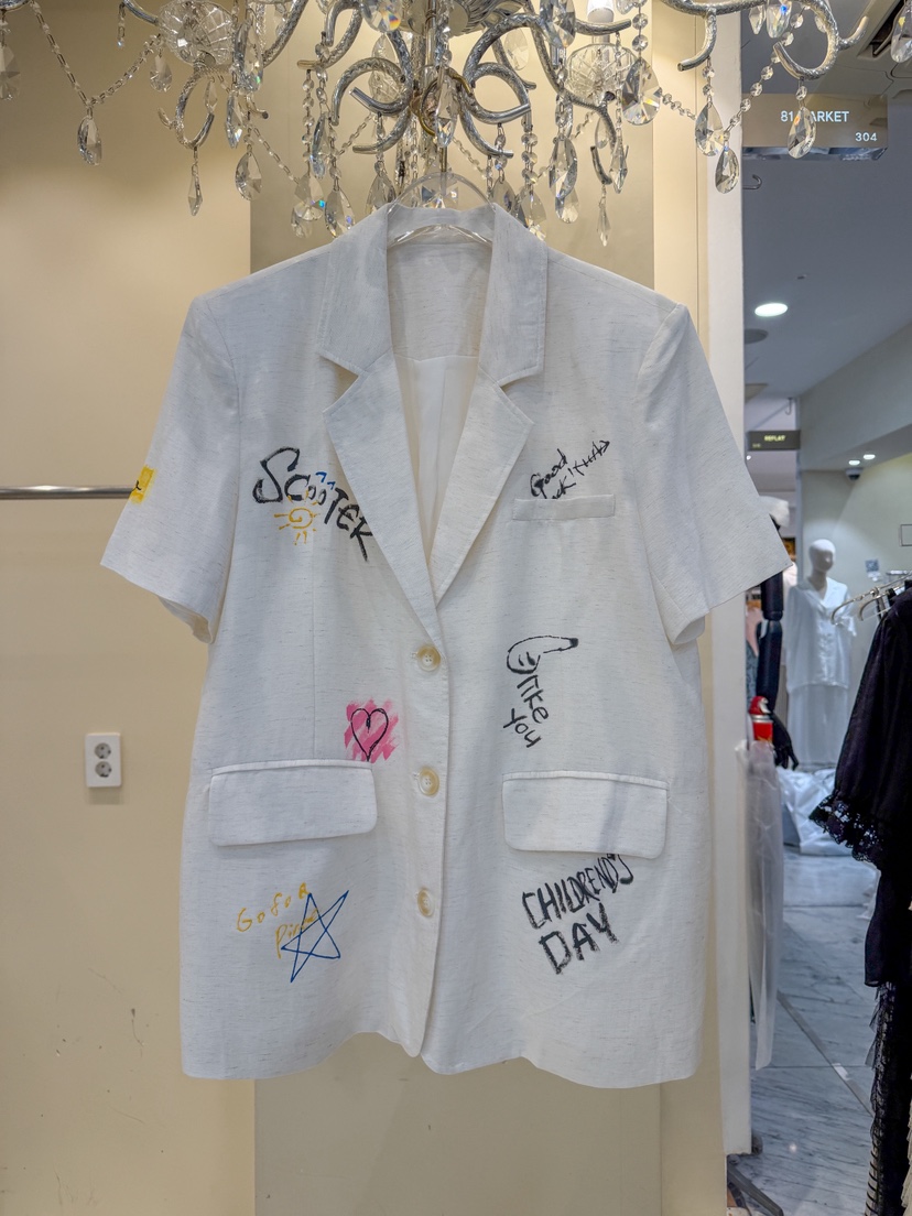 81 MARKET-L韓國東大門直郵女裝新品職業熱賣人氣西裝西服81 MARKET-L西裝/西服圖色1
