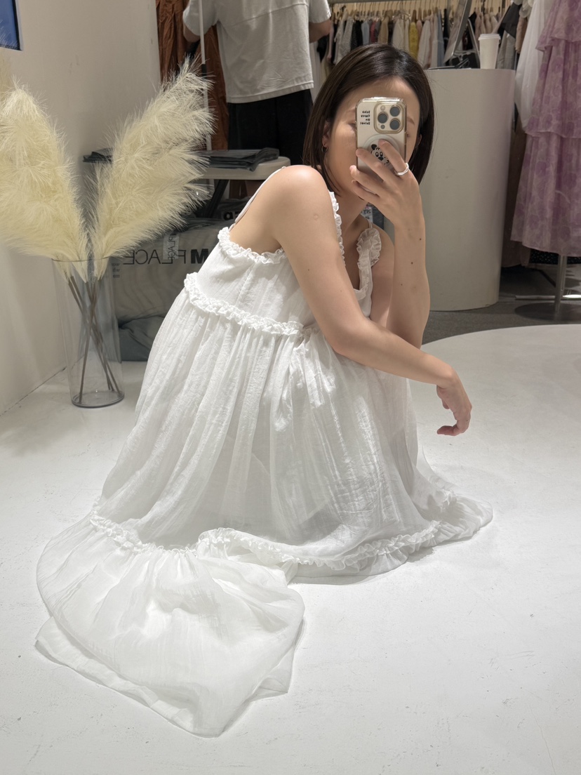 FABRIC韓國直郵女士新款推薦休閑熱賣26春夏職業26夏季連衣裙FABRIC連衣裙