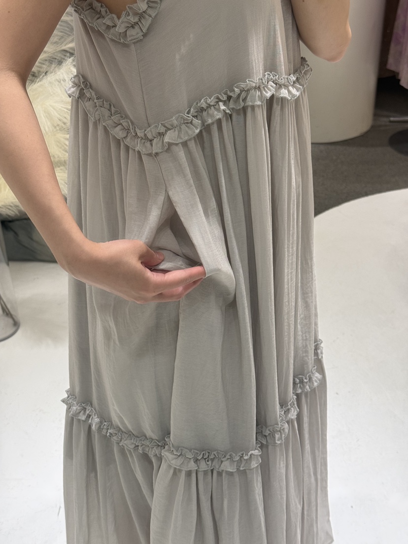 FABRIC韓國直郵女士新款推薦休閑熱賣26春夏職業26夏季連衣裙FABRIC連衣裙