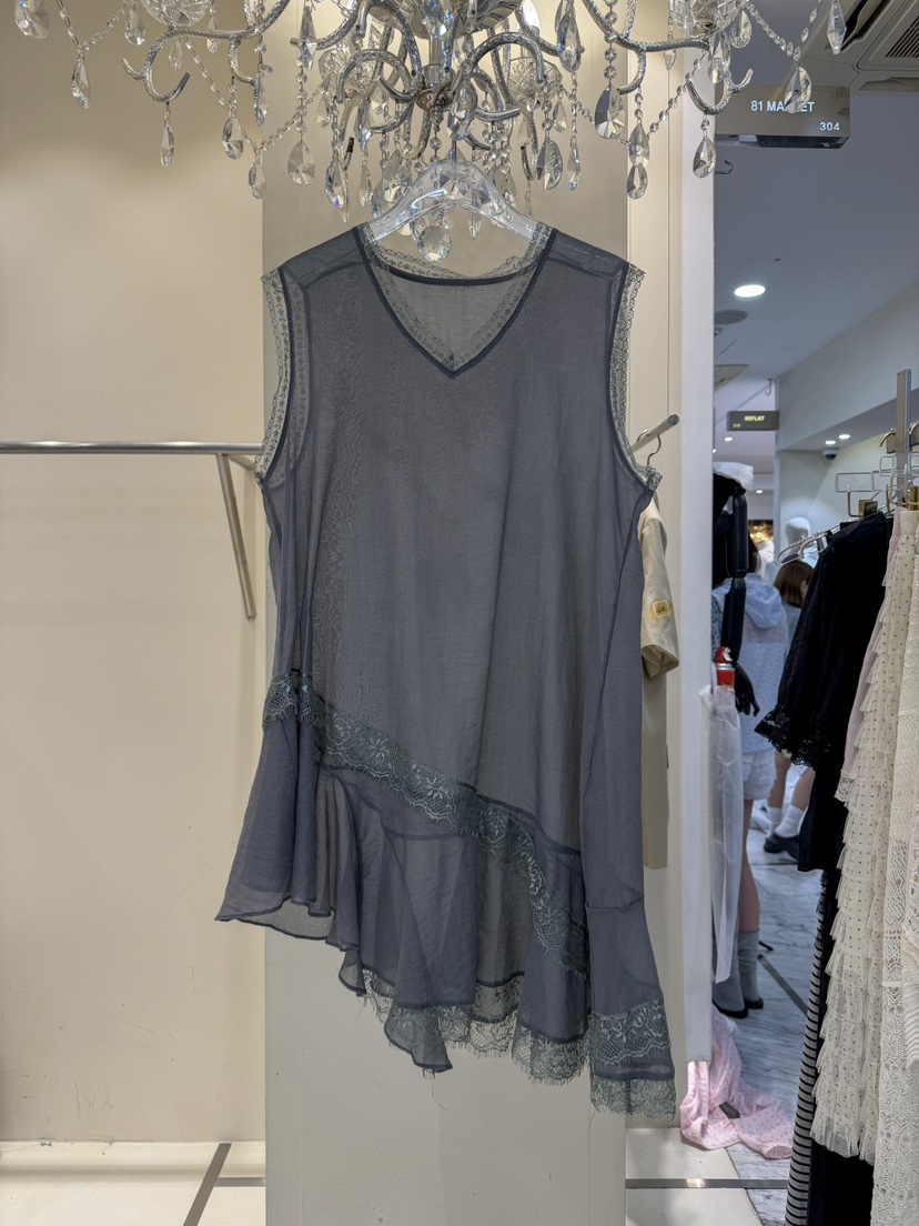 81 MARKET-L韓國東大門代購女士新品推薦26夏季吊帶背心LS81 MARKET-L吊帶/背心圖色2