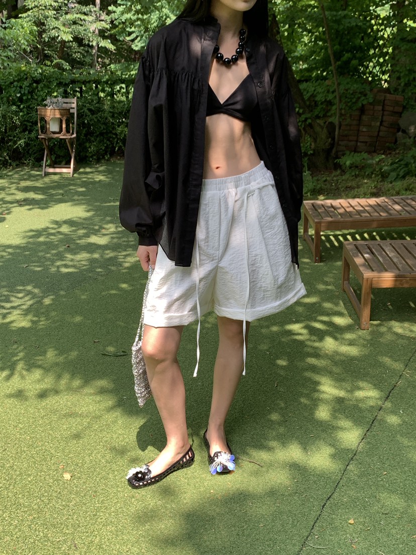 LUCY SALON韓國直郵女士新款26春夏26夏季時尚推薦休閑短褲LUCY SALON短褲