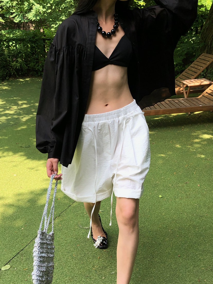 LUCY SALON韓國直郵女士新款26春夏26夏季時尚推薦休閑短褲LUCY SALON短褲