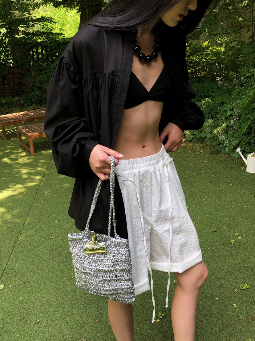 LUCY SALON韓國直郵女士新款26春夏26夏季時尚推薦休閑短褲LUCY SALON短褲