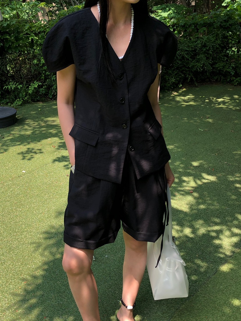 LUCY SALON韓國直郵女士新款26春夏26夏季時尚推薦休閑短褲LUCY SALON短褲