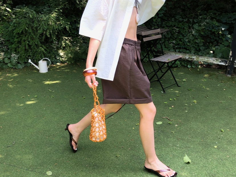 LUCY SALON韓國直郵女士新款26春夏26夏季時尚推薦休閑短褲LUCY SALON短褲