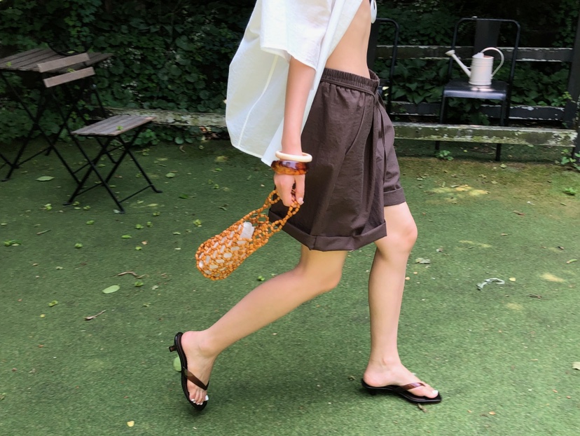 LUCY SALON韓國直郵女士新款26春夏26夏季時尚推薦休閑短褲LUCY SALON短褲