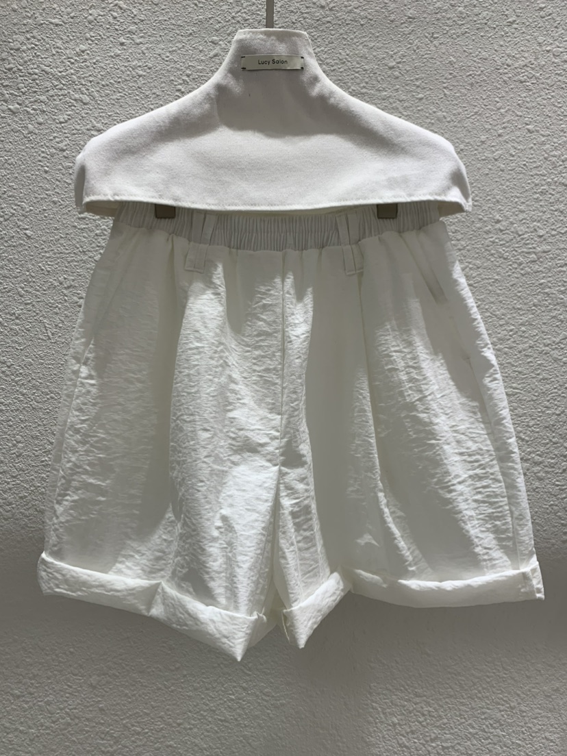 LUCY SALON韓國直郵女士新款26春夏26夏季時尚推薦休閑短褲LUCY SALON短褲圖色1