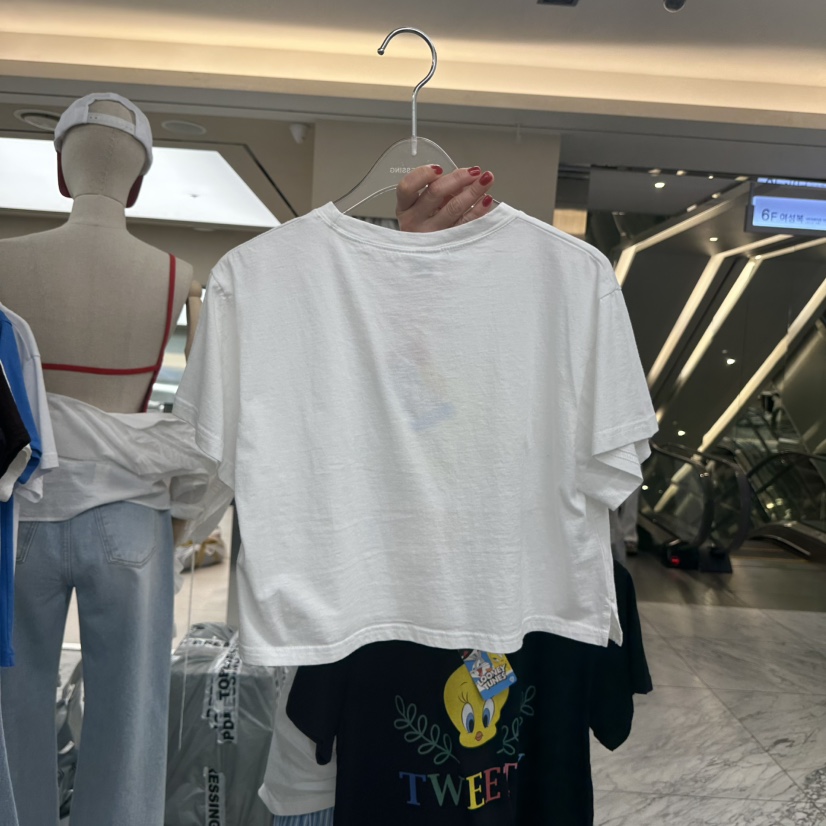 TOPDRESSING韓國直郵女裝新款人氣推薦時尚職業熱賣休閑T恤TOPDRESSINGT恤