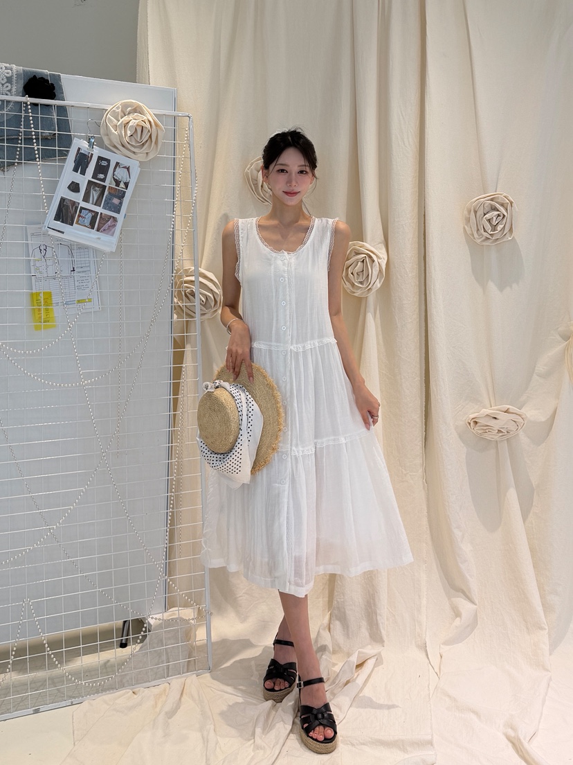 81 MARKET-L韓國直郵實拍女裝新款熱賣職業26春夏連衣裙81 MARKET-L連衣裙