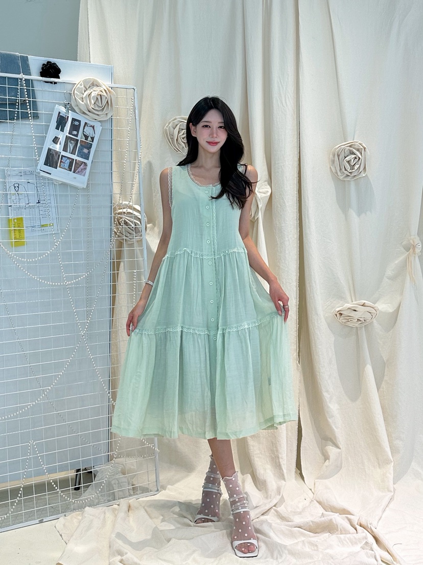 81 MARKET-L韓國直郵實拍女裝新款熱賣職業26春夏連衣裙81 MARKET-L連衣裙