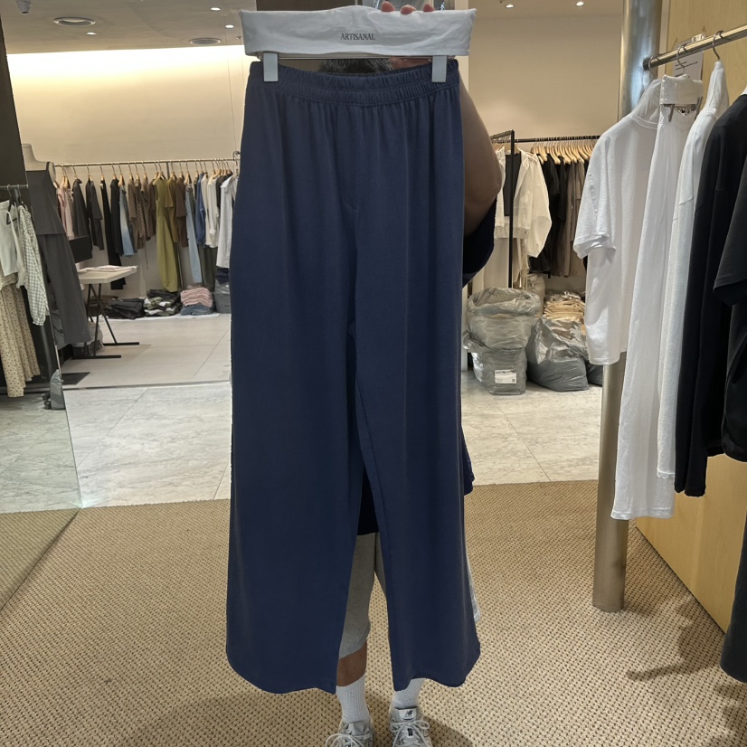ARTISANAL韓國東大門代購女士新款26夏季職業人氣推薦休閑褲ARTISANAL休閑褲圖色2深藍色