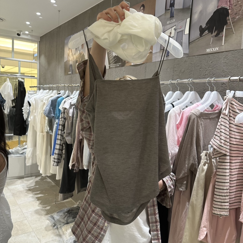 MIXXIN韓國東大門代購女裝新款職業人氣推薦26春夏吊帶背心SMIXXIN吊帶/背心