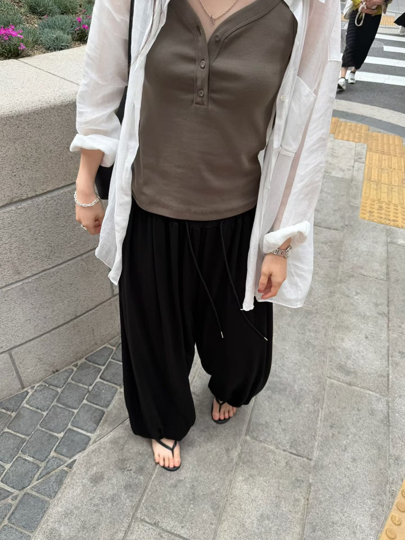 ARKIE/TAF韓國直郵女士新款26春夏時尚熱賣推薦休閑休閑褲ARKIE/TAF休閑褲