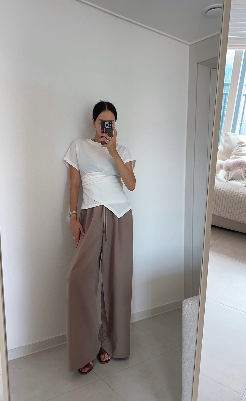 SOUIT韓國代購女士新品時尚推薦26夏季人氣職業休閑26春夏T恤SOUIT by mabel-LT恤