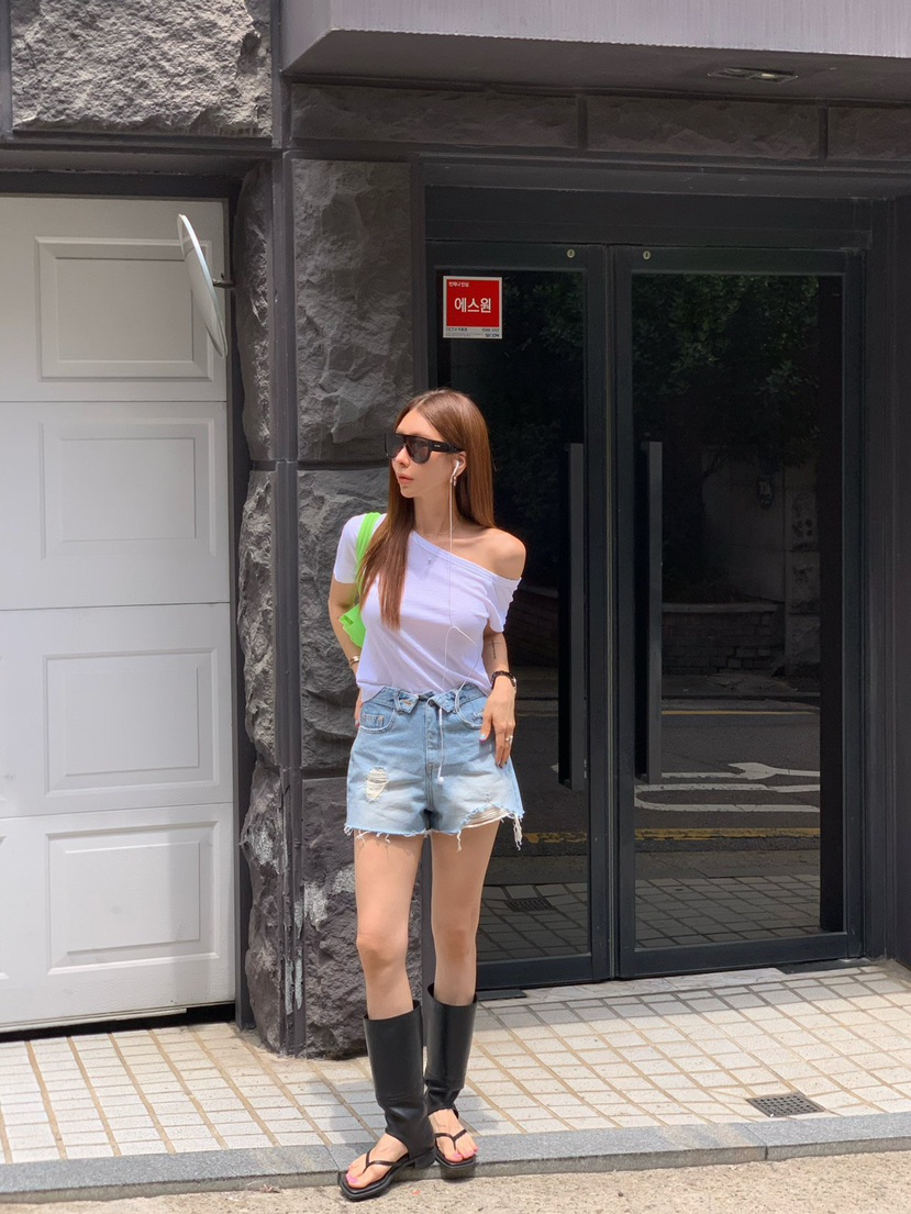 REVE CITE-L韓國直郵女裝新品職業熱賣26春夏時尚T恤復古REVE CITE-LT恤