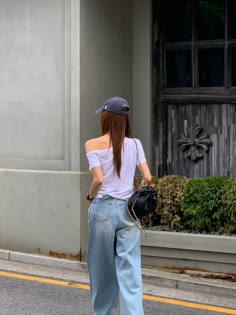 REVE CITE-L韓國直郵女裝新品職業熱賣26春夏時尚T恤復古REVE CITE-LT恤