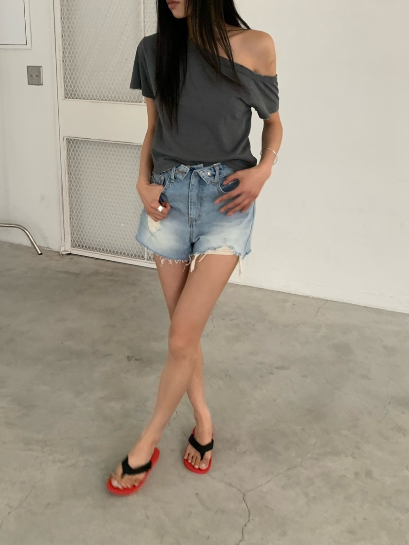 REVE CITE-L韓國直郵女裝新品職業熱賣26春夏時尚T恤復古REVE CITE-LT恤