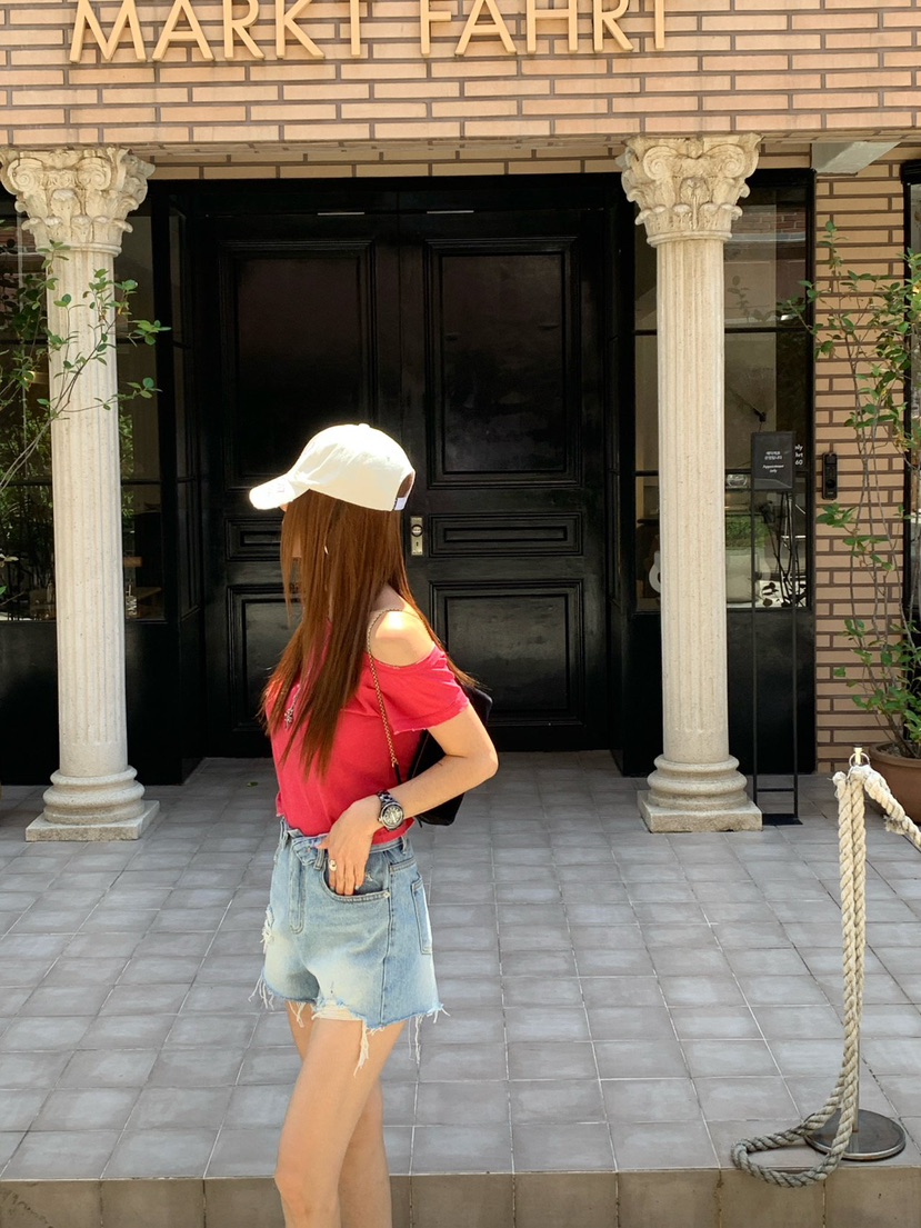 REVE CITE-L韓國直郵女裝新品職業熱賣26春夏時尚T恤復古REVE CITE-LT恤