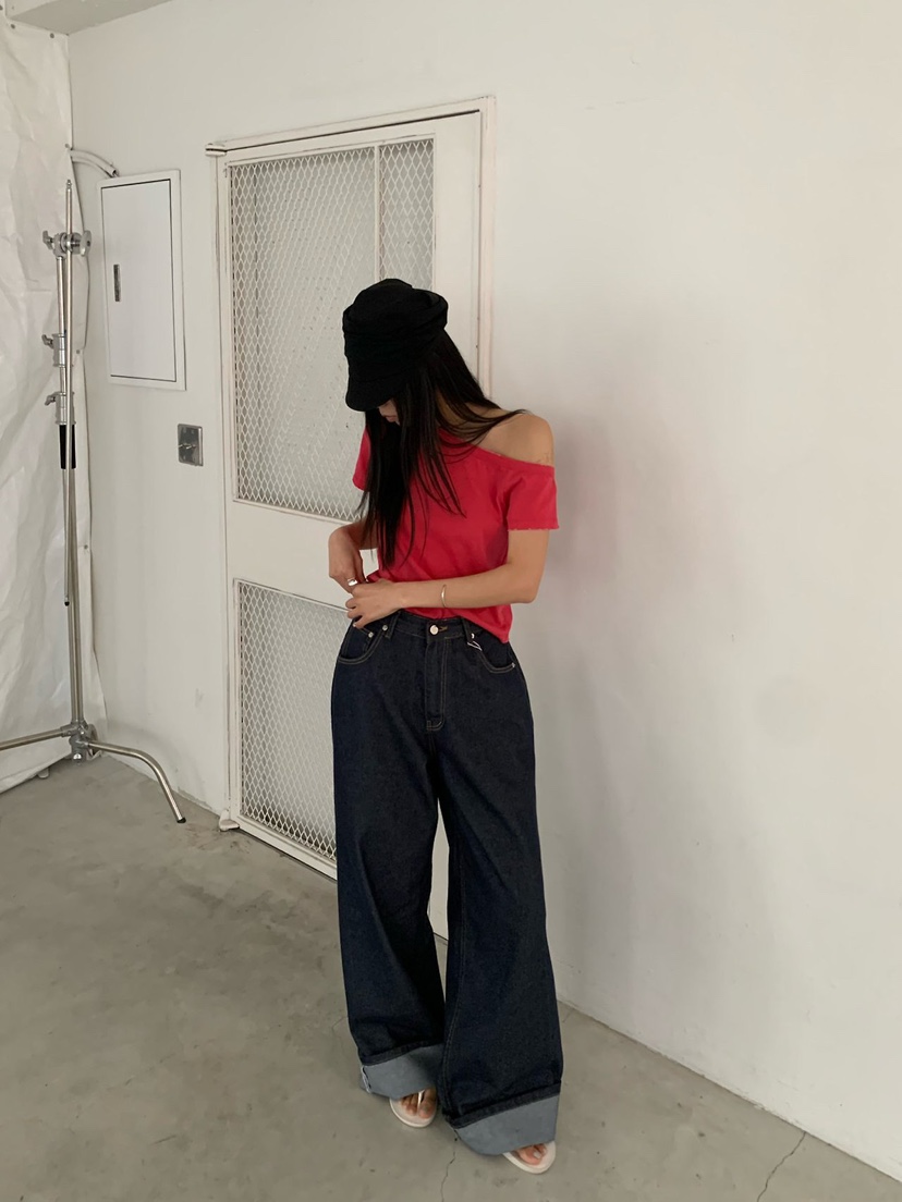 REVE CITE-L韓國直郵女裝新品職業熱賣26春夏時尚T恤復古REVE CITE-LT恤