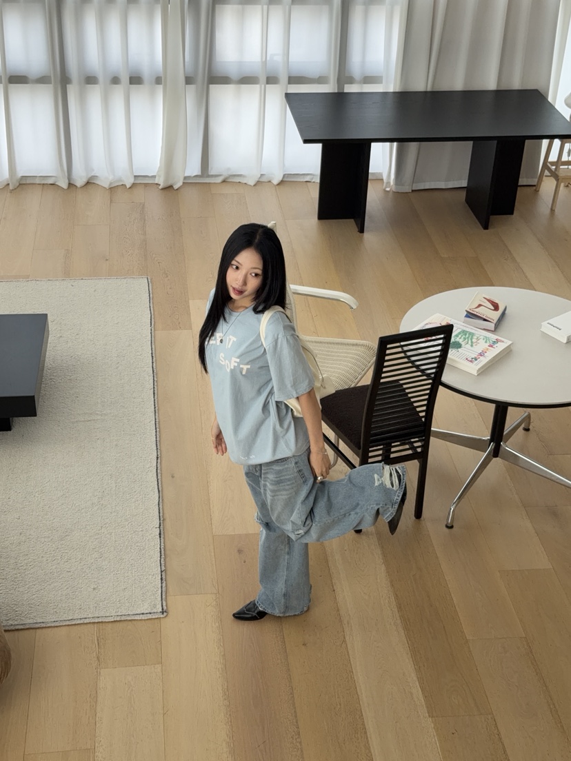 SUNDER MARKET韓國代購女士新品26春夏職業T恤不含內搭腰帶SUNDER MARKETT恤