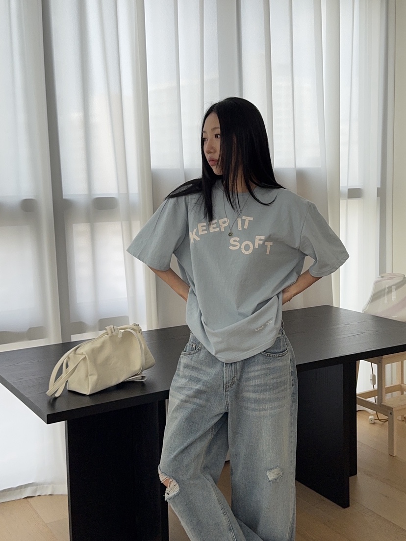 SUNDER MARKET韓國代購女士新品26春夏職業T恤不含內搭腰帶SUNDER MARKETT恤