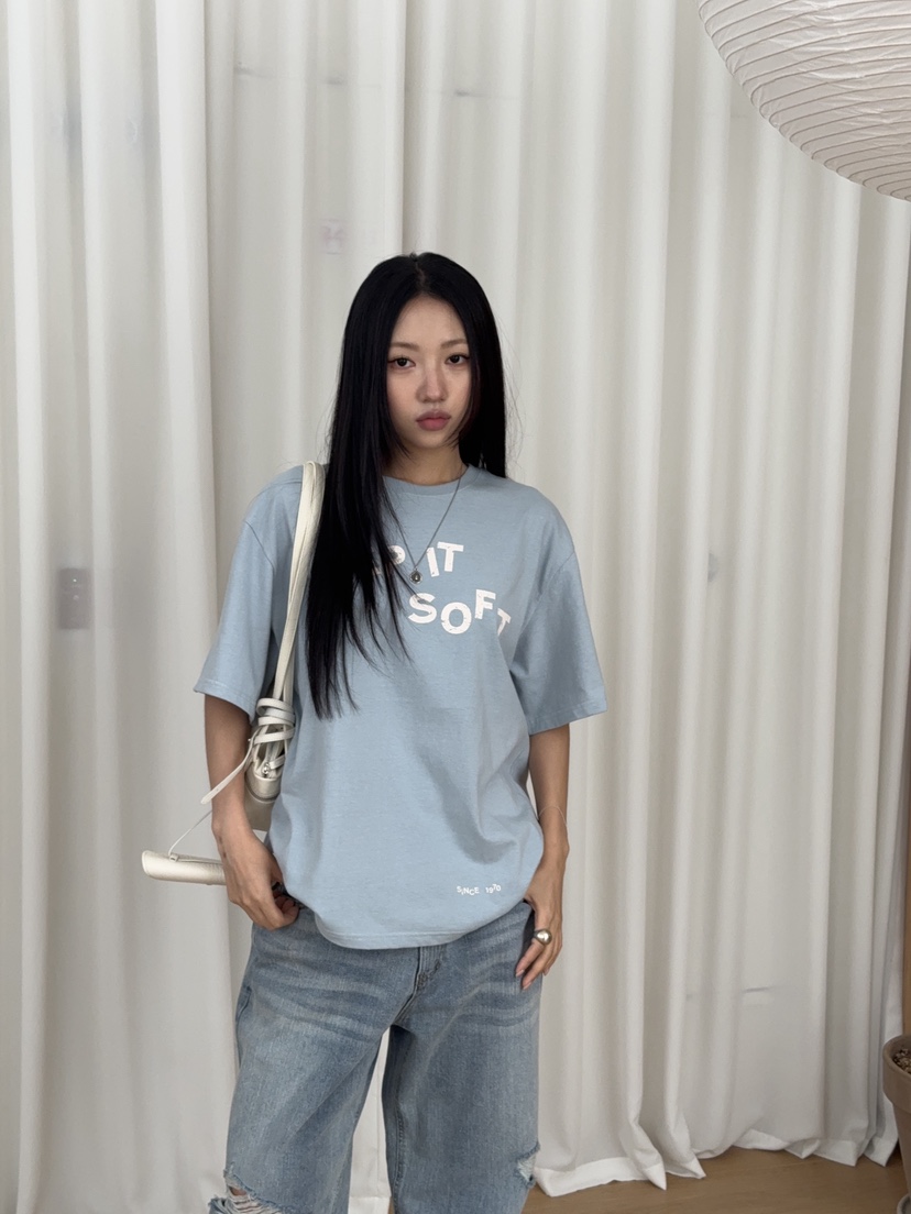SUNDER MARKET韓國代購女士新品26春夏職業T恤不含內搭腰帶SUNDER MARKETT恤