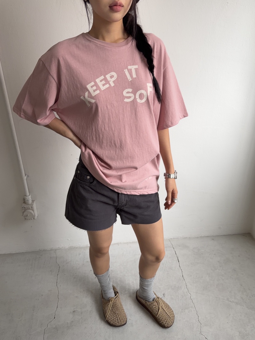 SUNDER MARKET韓國代購女士新品26春夏職業T恤不含內搭腰帶SUNDER MARKETT恤圖色4