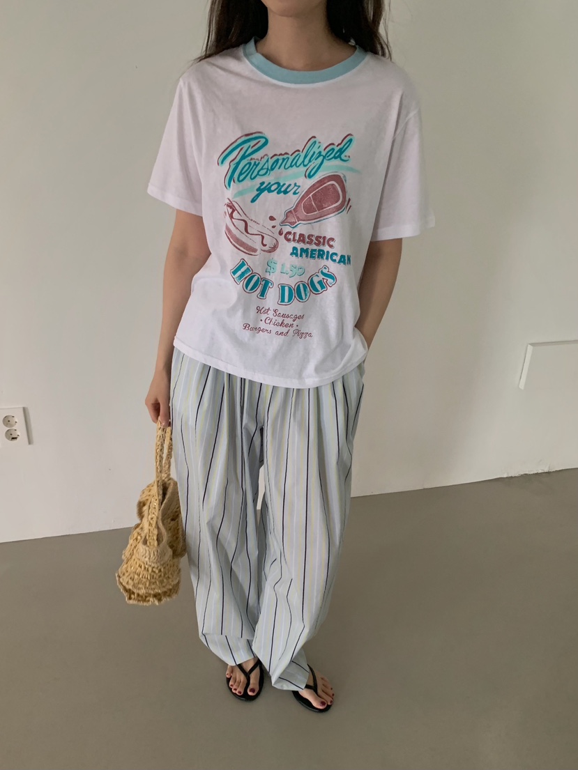 CAMEL-P韓國直郵女士新品26夏季T恤Came_l 家T恤