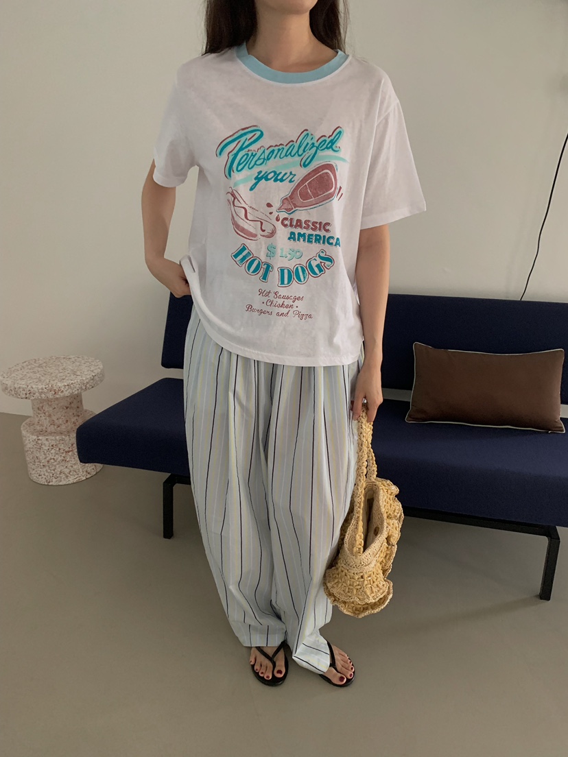 CAMEL-P韓國直郵女士新品26夏季T恤Came_l 家T恤