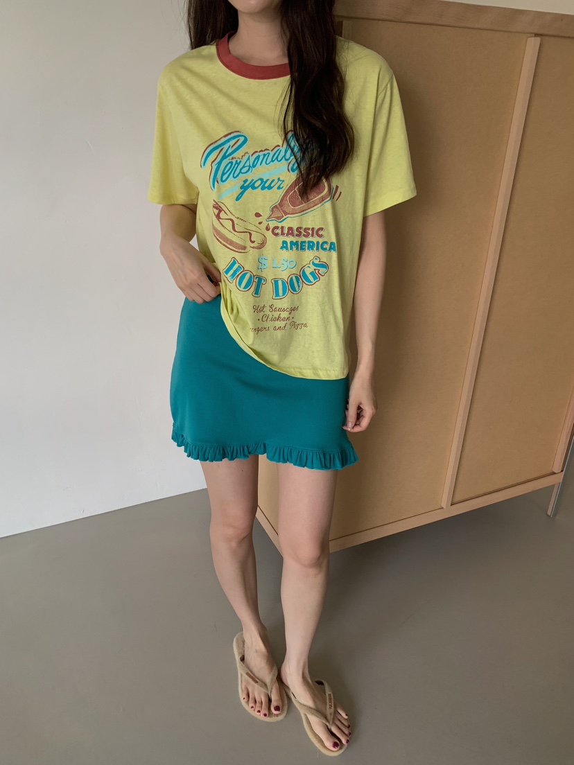 CAMEL-P韓國直郵女士新品26夏季T恤Came_l 家T恤