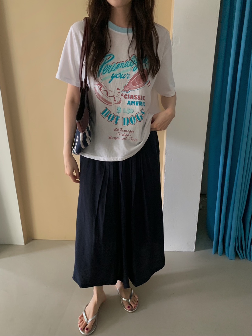 CAMEL-P韓國直郵女士新品26夏季T恤Came_l 家T恤