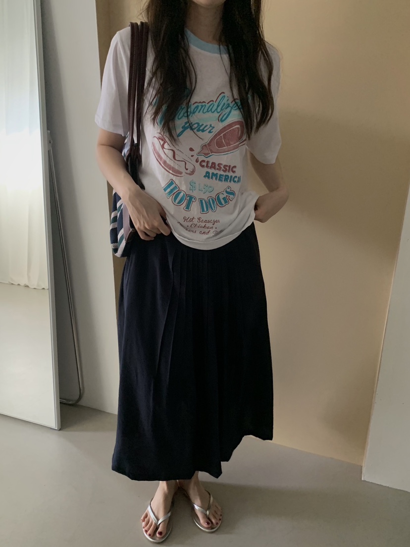 CAMEL-P韓國直郵女士新品26夏季T恤Came_l 家T恤