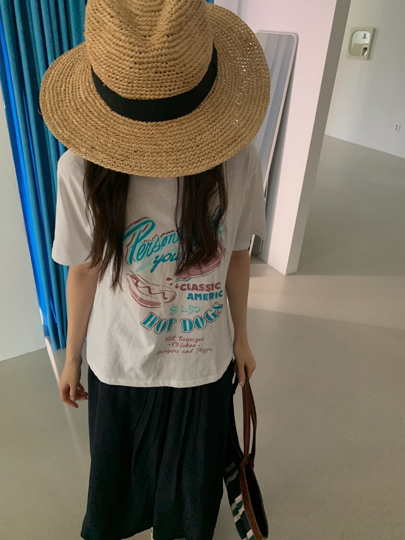 CAMEL-P韓國直郵女士新品26夏季T恤Came_l 家T恤