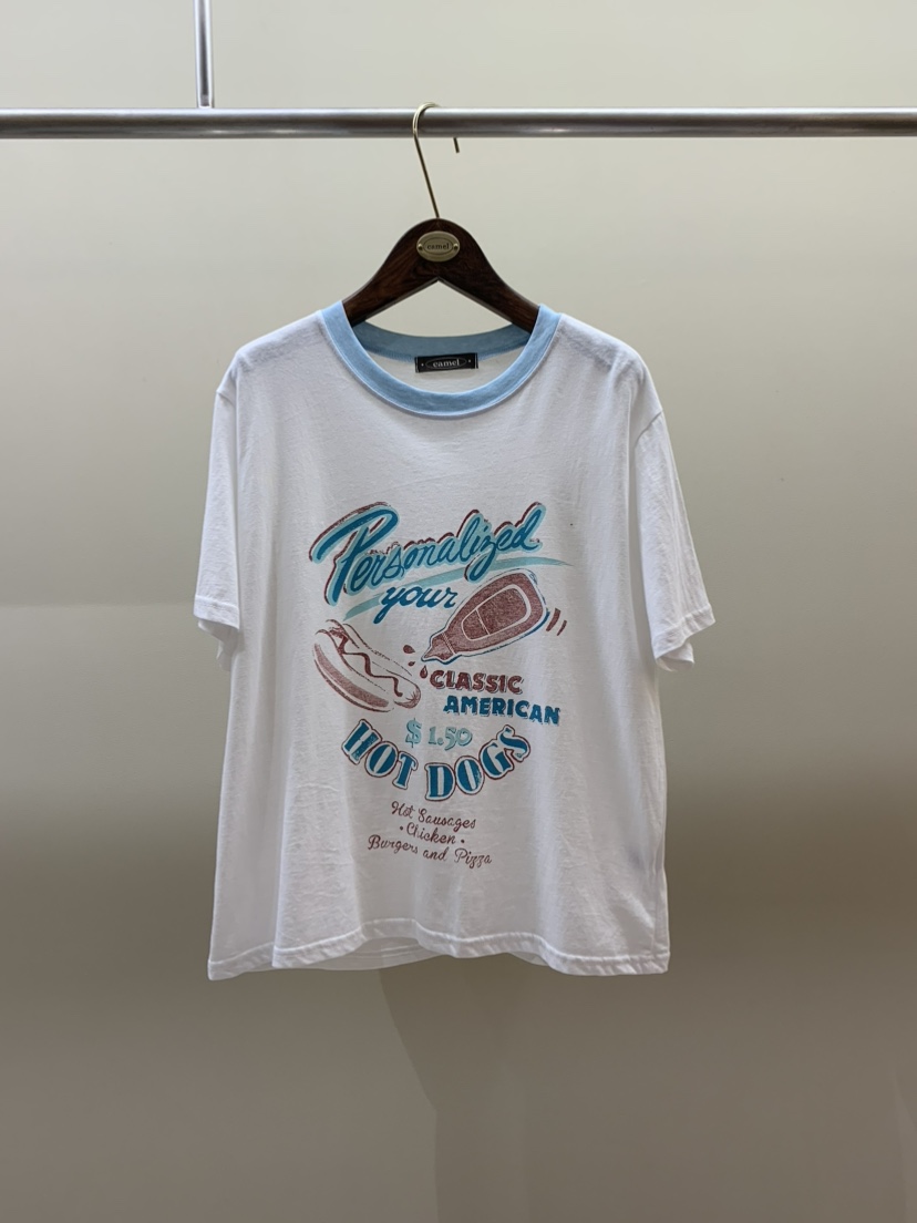 CAMEL-P韓國直郵女士新品26夏季T恤Came_l 家T恤圖色2