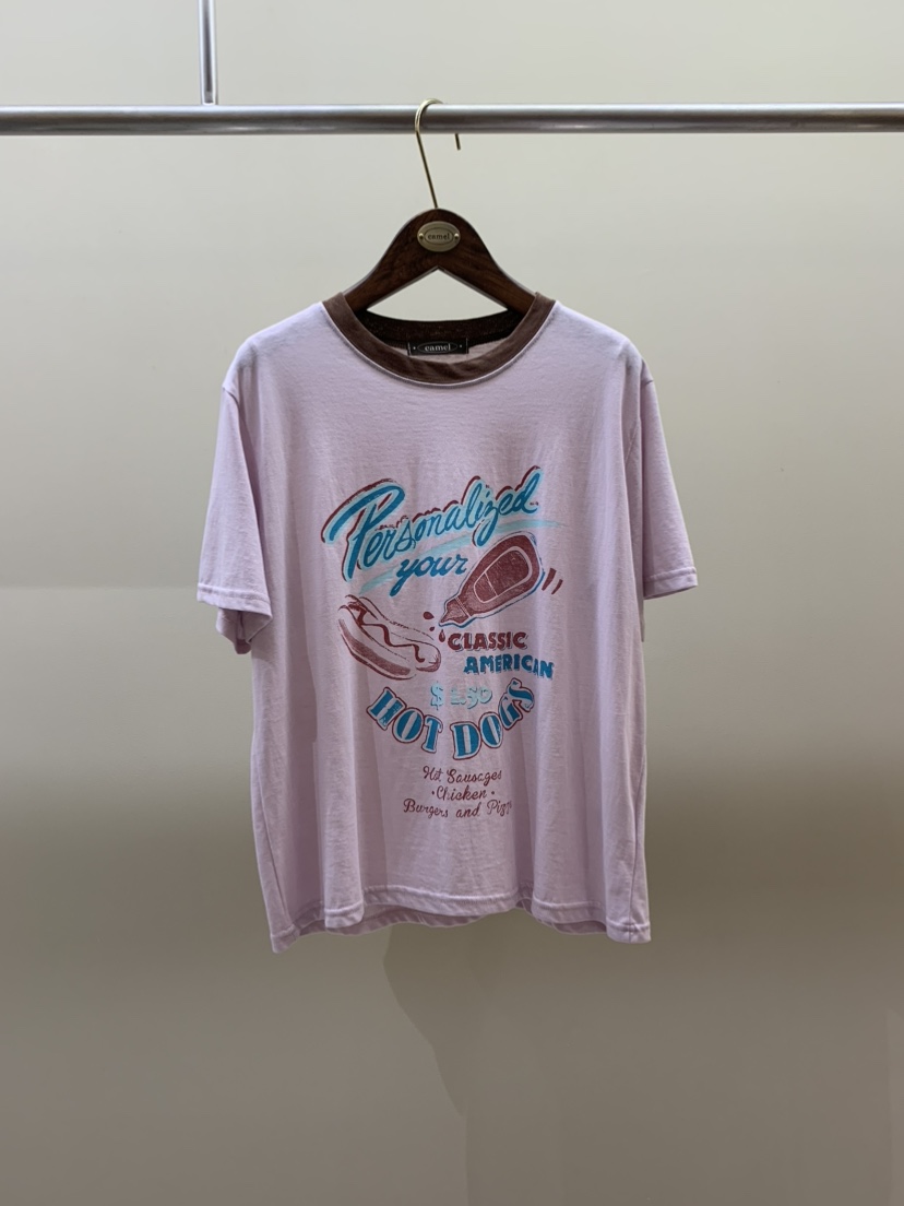 CAMEL-P韓國直郵女士新品26夏季T恤Came_l 家T恤圖色3