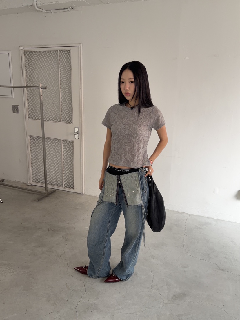 SUNDER MARKET韓國直郵女裝新款26春夏熱賣時尚休閑人氣T恤SUNDER MARKETT恤