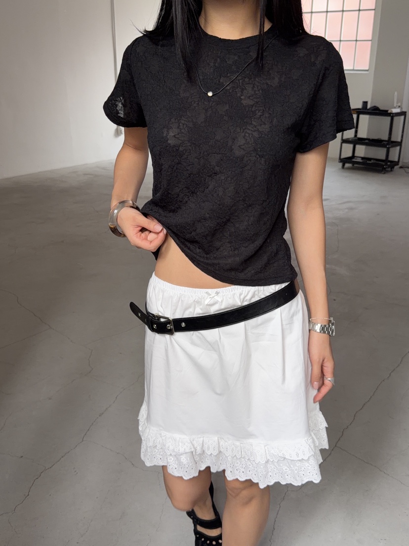 SUNDER MARKET韓國直郵女裝新款26春夏熱賣時尚休閑人氣T恤SUNDER MARKETT恤圖色2
