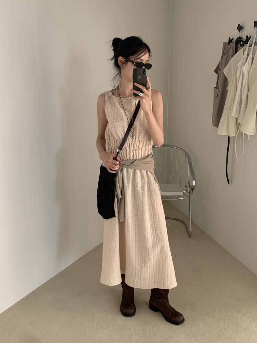 LOFN韓國直郵女裝新品推薦職業休閑熱賣時尚人氣連衣裙OPSLOFN連衣裙