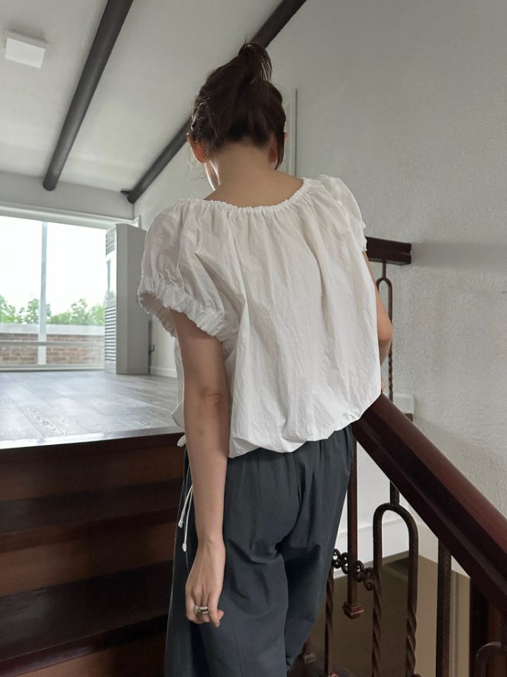 MARE韓國東大門直郵女士新款熱賣職業休閑襯衫蕾絲衫褶皺MARE襯衫/蕾絲衫