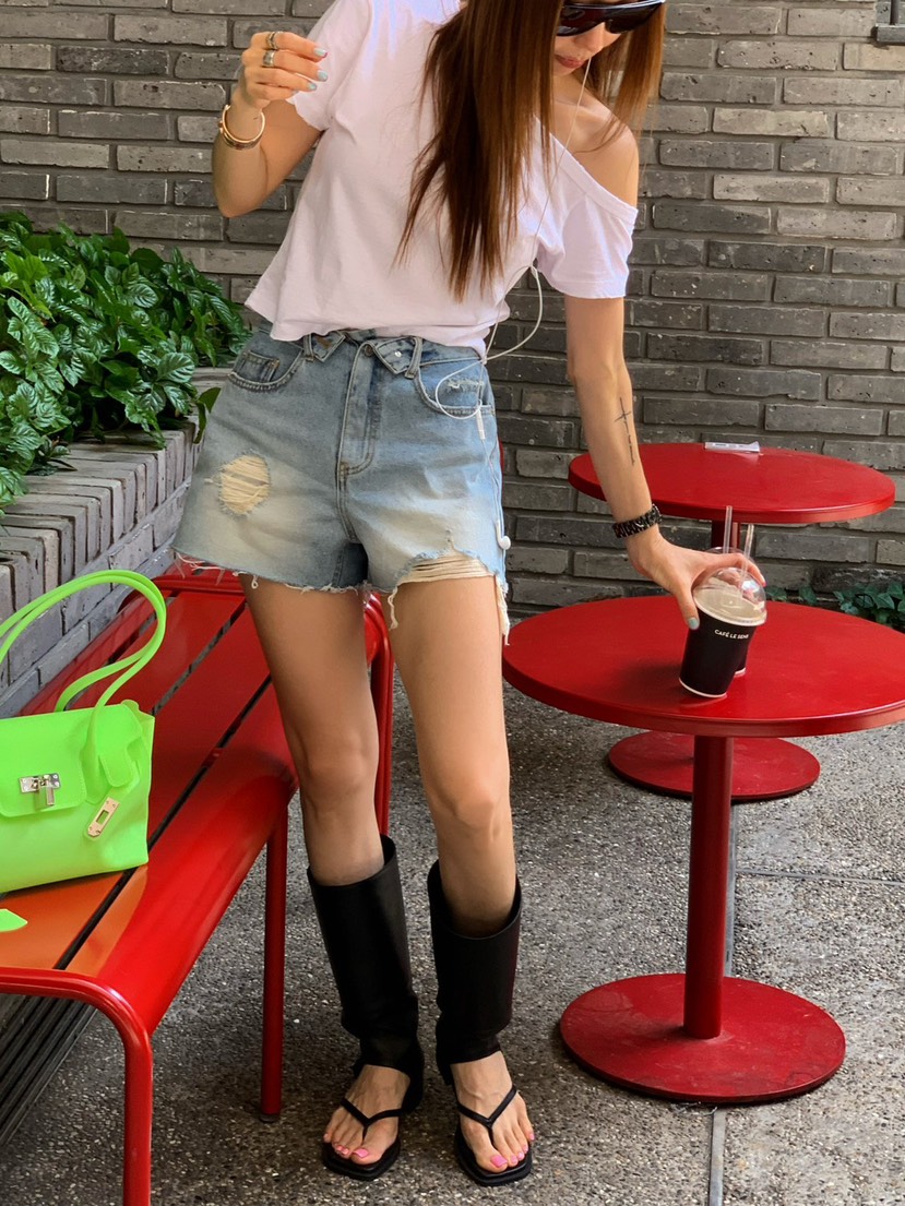 REVE CITE-L韓國代購女裝新品職業休閑時尚人氣26夏季短褲REVE CITE-L短褲