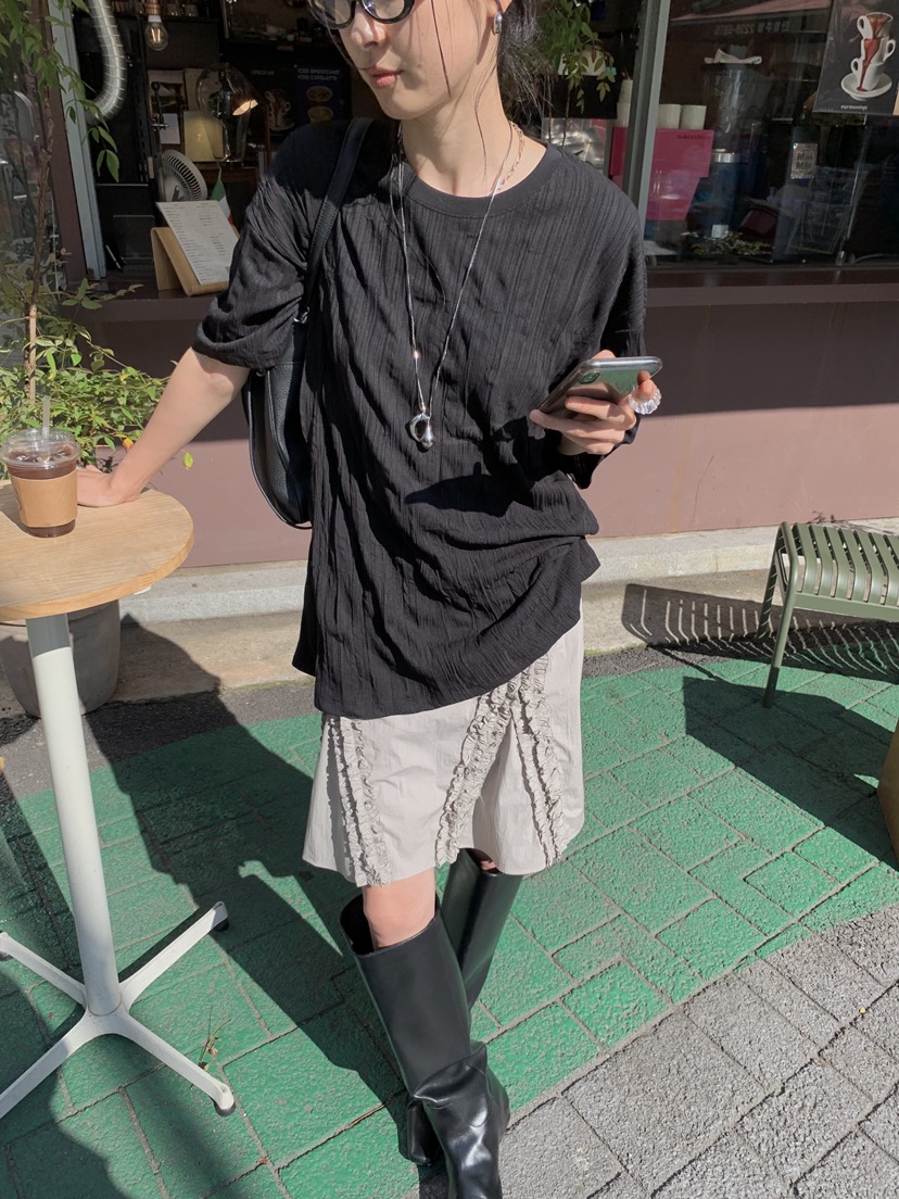 LOFN韓國直郵女裝新款推薦職業熱賣26夏季半身裙中短裙SKLOFN半身裙/中短裙