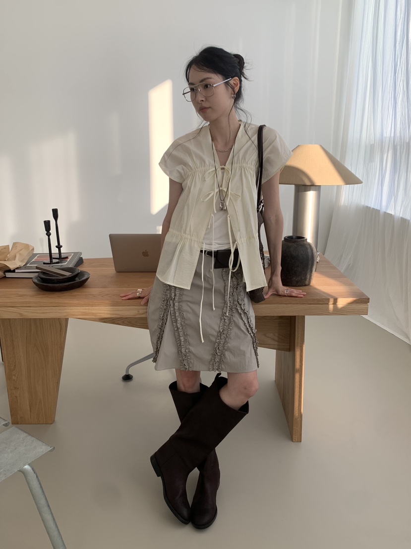 LOFN韓國直郵女裝新款推薦職業熱賣26夏季半身裙中短裙SKLOFN半身裙/中短裙