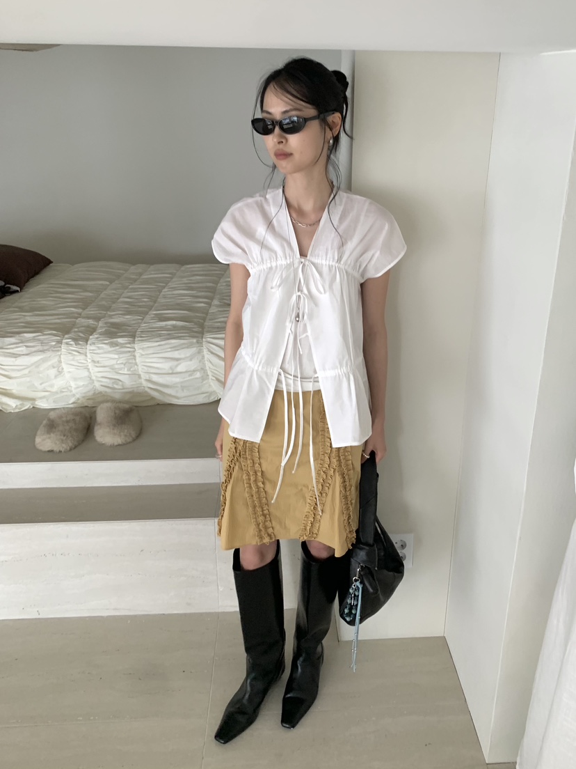 LOFN韓國直郵女裝新款推薦職業熱賣26夏季半身裙中短裙SKLOFN半身裙/中短裙
