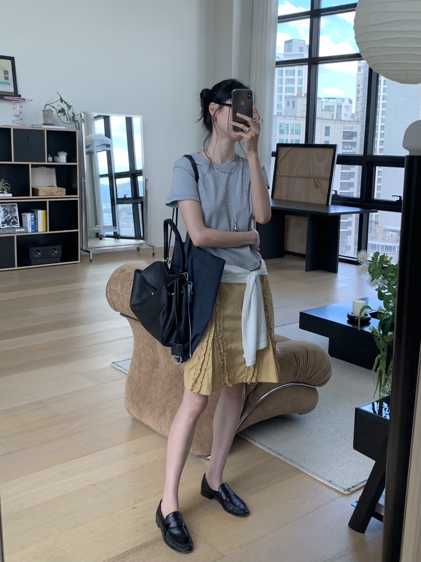 LOFN韓國直郵女裝新款推薦職業熱賣26夏季半身裙中短裙SKLOFN半身裙/中短裙