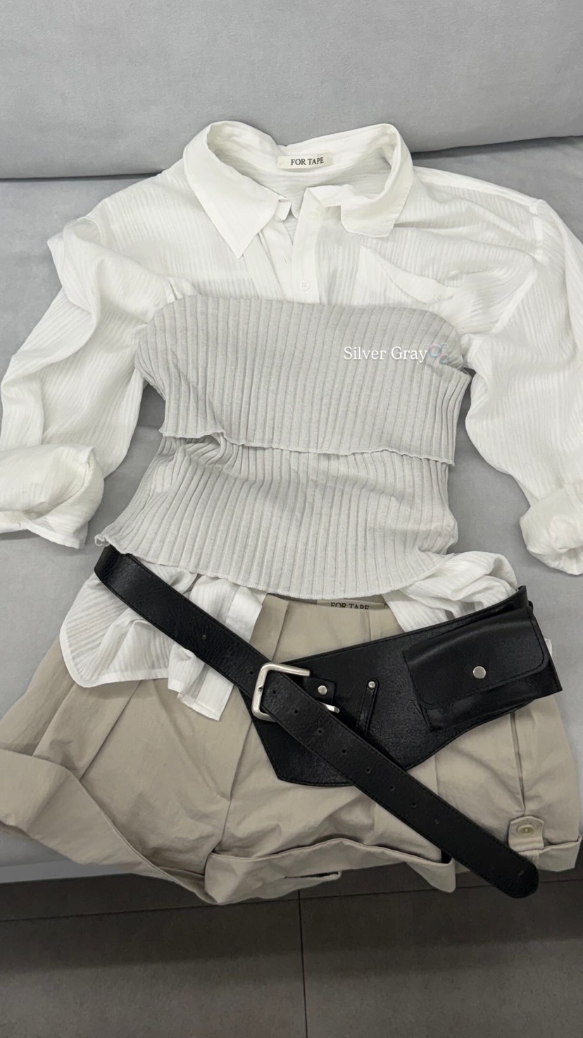 FOR TAPE韓國直郵女裝新品推薦時尚職業休閑26春夏吊帶背心FOR TAPE吊帶/背心