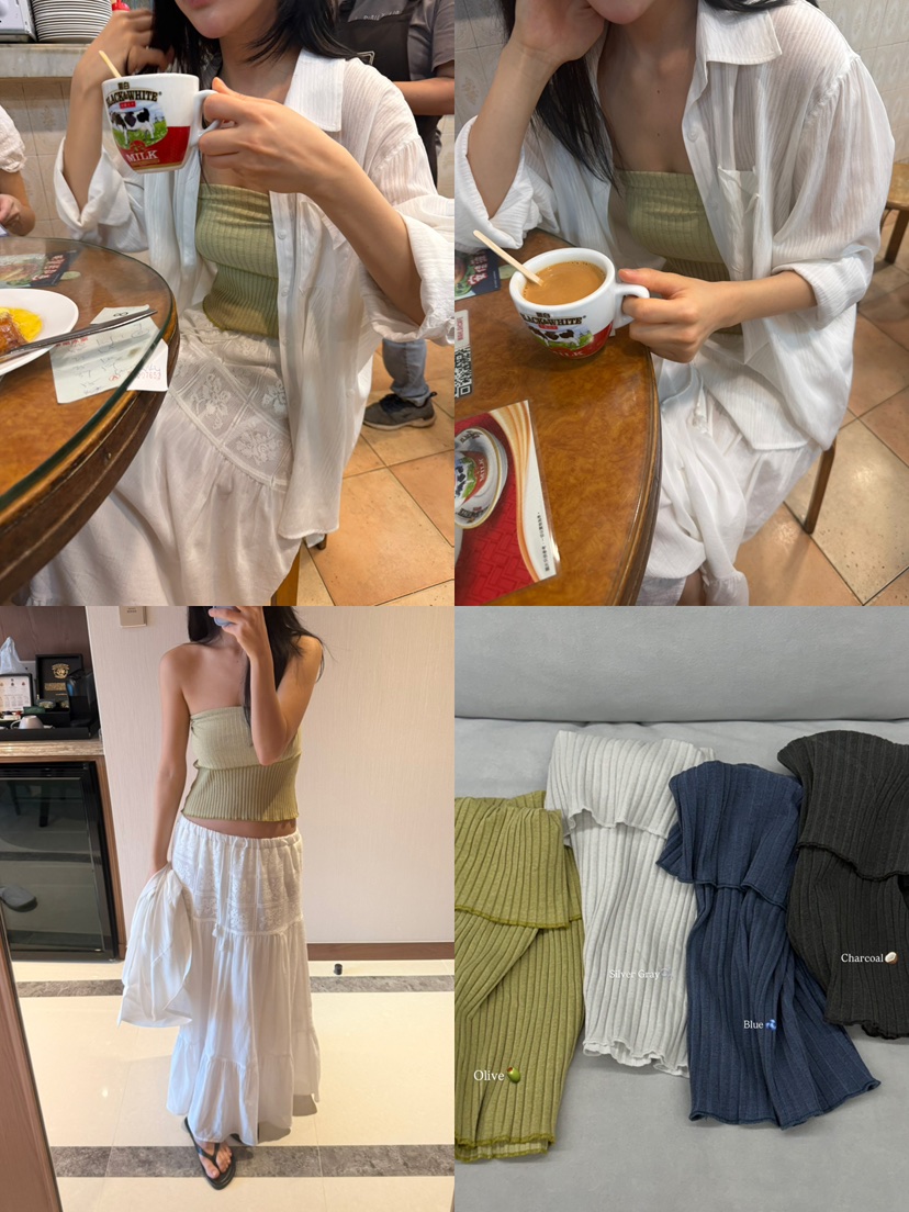 FOR TAPE韓國直郵女裝新品推薦時尚職業休閑26春夏吊帶背心FOR TAPE吊帶/背心